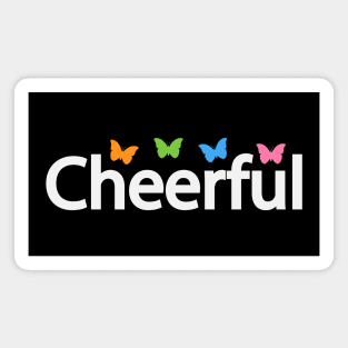 Cheerful fun text design Magnet